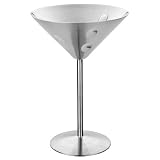 MIU France 3703A Stainless Steel Dimpled Martini Glass