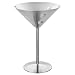 Cocktail Martini Glass In Dimpled Stainless (3703A) by MIU France
