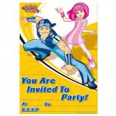 Lazy Town Party Invitations - 20 Lazy Town party invites