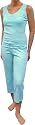 Damen Tank-Top Pyjama m. V-Ausschnitt