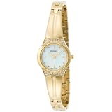 Pulsar Ladies PTA382 Crystal Mother Of Pearl Gold-Tone Watch by Pulsar
