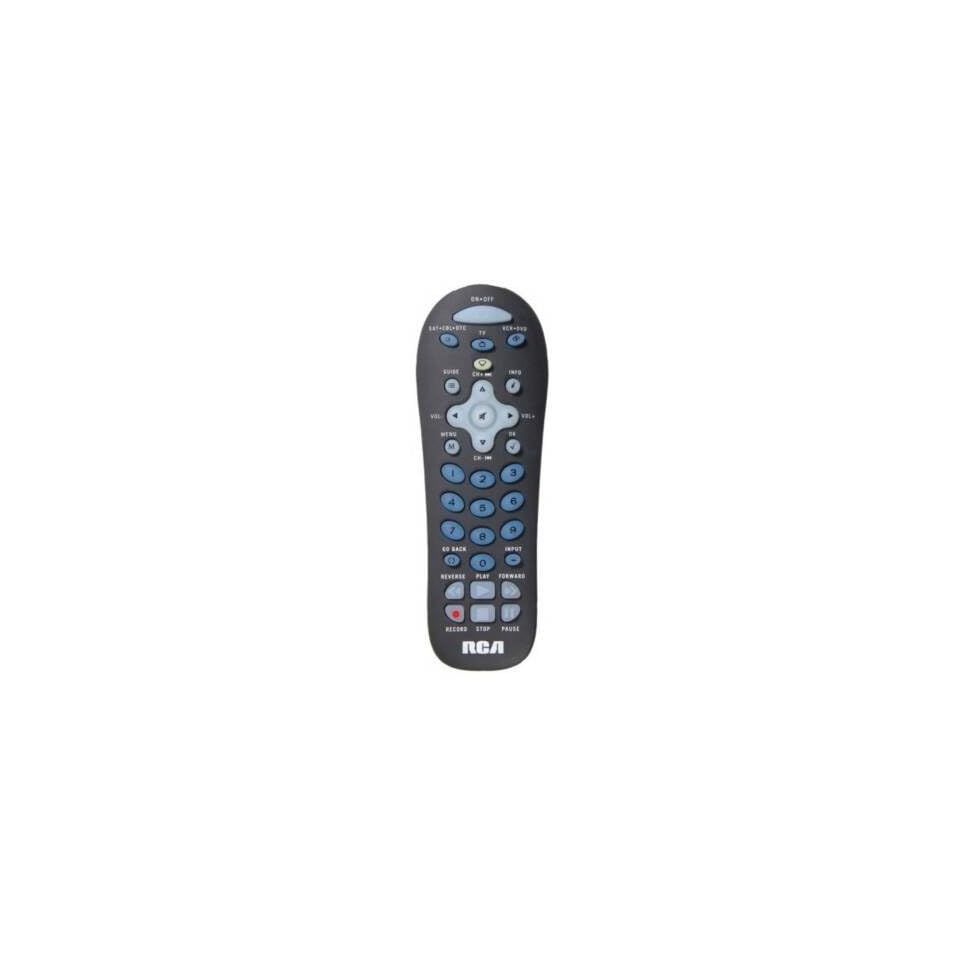 RCA RCRF03B Universal Remote Control For TV Satellite Box Cable Box DVD  Player VCR DVR