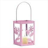 Pink Candle Lantern