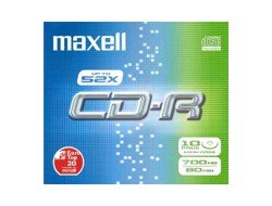 Maxell CD-R Rohlinge (52x Speed, 700MB, 80Min, 10er Slimcase) Preisvergleich