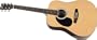 Rogue RG-624 Left-Handed Dreadnought Acoustic Guitar Natural
