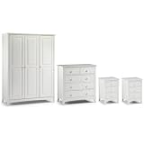 Bedroom Furntiure Set Cameo Wardrobe Chest of Drawers 2x Bedside Tables Drawers