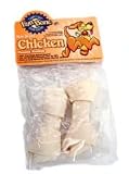 Harper S Pet Products Knotted Bone 4-5in Chix 2pk 1 Chix - 93836