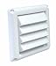 DEFLECT-O HSM4W/24 UNDER EAVE VENT 4" - WHITE