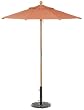 Sunbrella Market Umbrella 6' - Dupione Papaya
