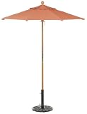 Sunbrella Market Umbrella 6 � - Dupione Papaya - B000WAC2BI