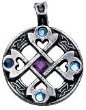 Celtic Cross Heart Pendant for True  Happy Friendship