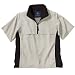 Men's Ace Short Sleeve Windshirt For the Golf Enthusiast (White Sand/Black)
