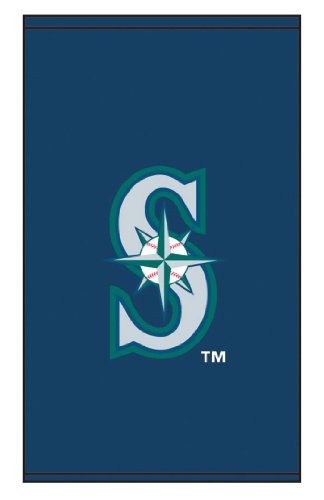 Roller Shades MLB Seattle Mariners Cap Logo 1 - Blue Background 0574_0003