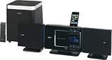 AEG MC 4451 2.1 Stereo-Kompaktanlage (CD/MP3/WMA-Player, SD-Kartenslot, 60 Watt, Apple iPod-/iPhone-Dock, USB 2.0) schwarz