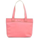 Baekgaard Zip Tote - Coral/Apple Green
