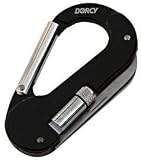Dorcy 41-1402 LED Carabineer Light with Batteries and Fold-Away Knife