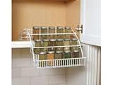 Rubbermaid Rubbermaid Pull Down Spice Rack, White (FG8020RDWHT), , White