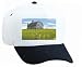 White Cap with dwelling, agriculture, poppies, farmland, flowers, Asia, Russia, cultivation, farm, architecture, house