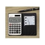  : 15910 Portable Pocket/Handheld Battery/Solar Calculator, 8 Digit Display (UNV15910)