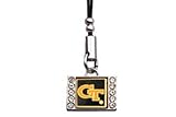 Crystal Cell Phone Charm Georgia Tech Yellow Jackets