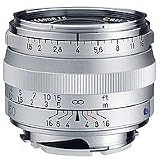 Zeiss Ikon 50mm f/1.5 C Sonnar T* ZM Lens for Zeiss Ikon & Leica M Mount Rangefinder Cameras, Silver