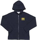 NCAA Michigan Wolverines Girls Youth Zip Front Hoody Sweatshirt