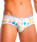 Ginch Gonch Argyle Reworked Low Rise Brief 1136ARG