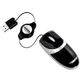 Toshiba PA1367U-1NMS USB Mini Optical Scroller Mouse with Retractable Cord