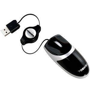 Electronics: Toshiba PA1367U 1NMS USB Mini Optical Scroller Mouse with Retractable Cord