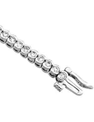 Diamond Bracelet 14K White 61722