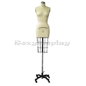 -ST-SIZE6-Professional-Dress-Form-Female-Half-Body-Size-6