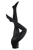 Falke Pure Matte Opaque Tights, XL, Black
