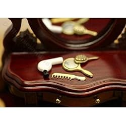 Miniature Vanity Set with Blowdryer, Mirror & Comb