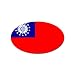 burmese2 - Burma Flag Oval Magnet