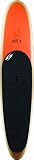 Surftech Takayama Sup Orange Deck Peach Bottom Surfboards (Orange, 11- Feet 6-Inch)