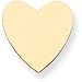 14K Gold Heart Stamping Disc 0.032