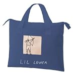 Marc by Marc Jacobs Special Edition Logo Nylon Lil Portfolio Bag Tote Navy