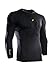 Storelli BodyShield Goalkeeper 3/4 Undershirt, Compression Shirt, Sports Accessories, Goalie Shirt, Turf Protection, Lightweight, UV Resistant, Sweat Wicking, Standard, Large Black