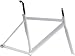 Track Fixie Road Bike Frame with Fork White 53cm