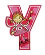 Self Adhesive Wooden Fairy Letter Y by The Toy Workshop