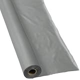 Metallic Silver Tablecloth Roll - Tableware & Table Covers 40x100
