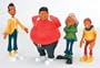 Fat Albert & the Cosby Kids Figures Set of 4