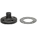 Werma 975-840-90 Plastic Base for Tube, 25mm Diameter, Black