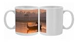 Boat on Thaungthaman Lake, and U Beins Bridge, at 1.2 km long the Photo Mugs