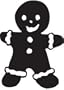 GINGERBREAD MAN STAMP
