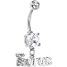 Crystalline Gem TAURUS Dangle Belly Ring