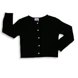 Plum Pudding Ltd - Girls Long Sleeve Sweater Cardigan, Black