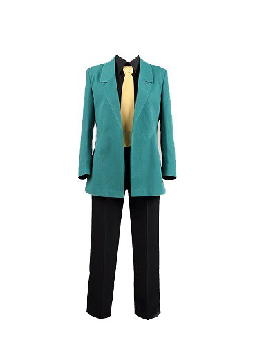 [ウェブエッセンス] コスプレ衣装  ルパン三世  ルパン スーツ　緑Ver. 風 コスプレ　コスチューム　オリジナル ブレスレット 付き