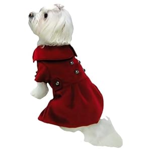 Dogit Military Peacoat Red - Medium