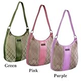 FUBU - Women's Logo Print Hobo: Beige Green Hobo